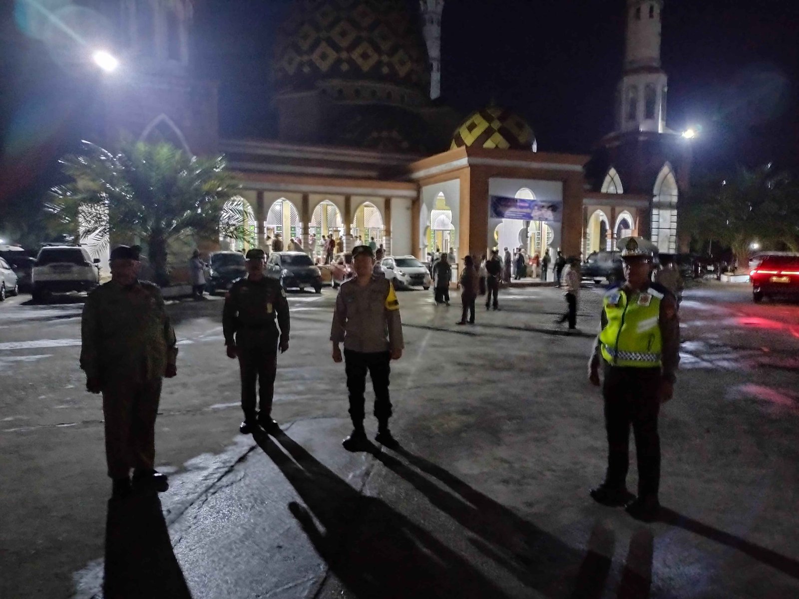 Pengamanan Pelepasan Calon Jemaah Haji Kecamatan Tualang Berjalan Aman dan Lancar