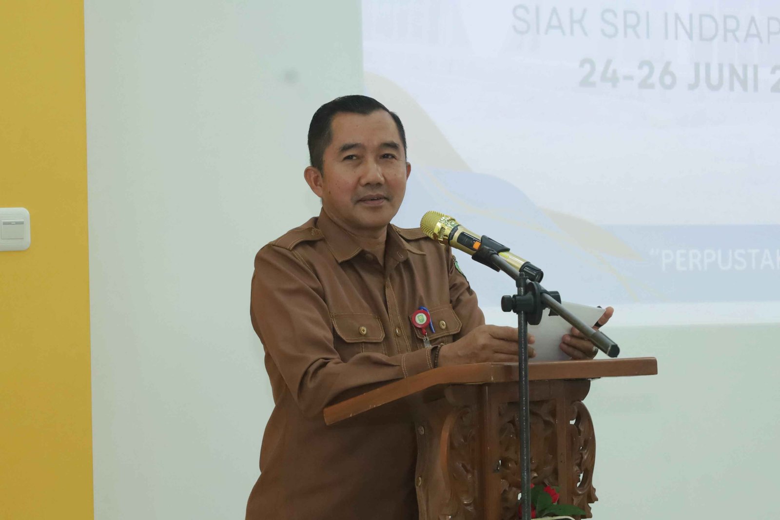 Pemkab Siak resmi membuka Bimtek Literasi bagi Penggiat dan di ikuti para Guru disetiap kecamatan
