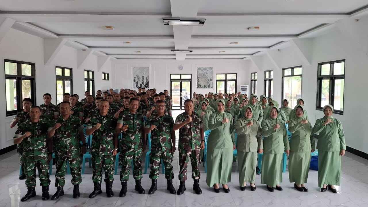 Tingkatkan Wawasan Hukum, Personel Kodim 0314/Inhil Ikuti Penyuluhan dari Kumdam I/Bukit Barisan
