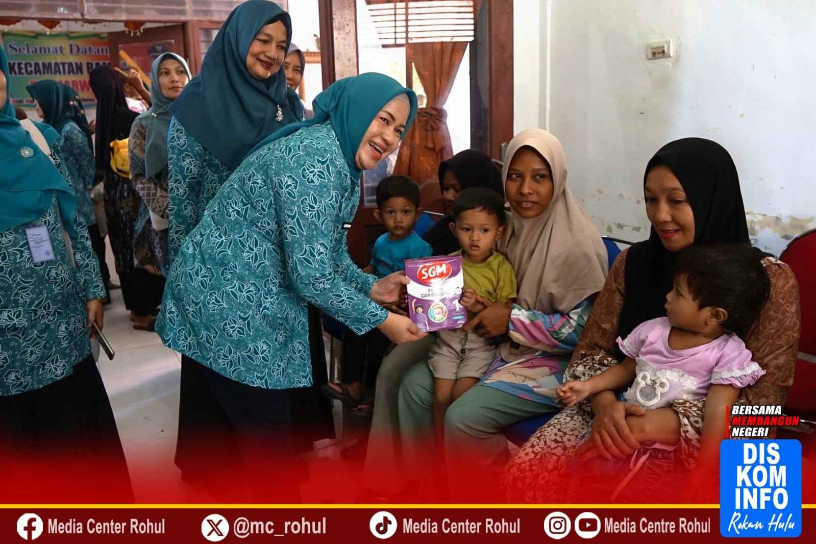 PKK Rohul dan Dinkes Laksanakan Program Cek Kesehatan Dokter Spesialis Gratis Rambah