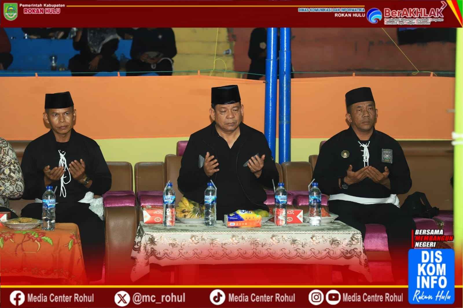 Wabup Rohul H. Syafaruddin Poti, S.H, M.M Hadiri Malam Pengesahan Calon Warga Baru  PSHT Rohul Tahun 2025.