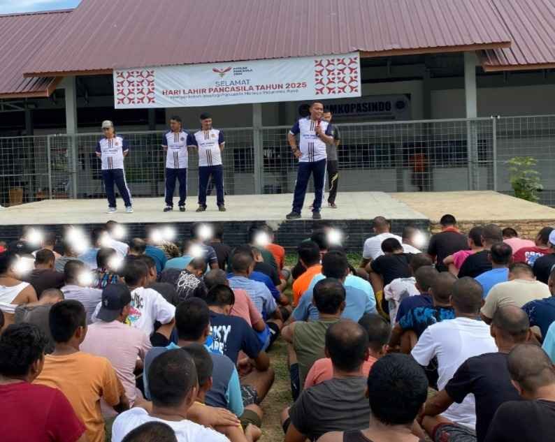 Kalapas Pasir Pangarayan Gelar Sambung Rasa Bersama Warga Binaan Usai Senam Pagi
