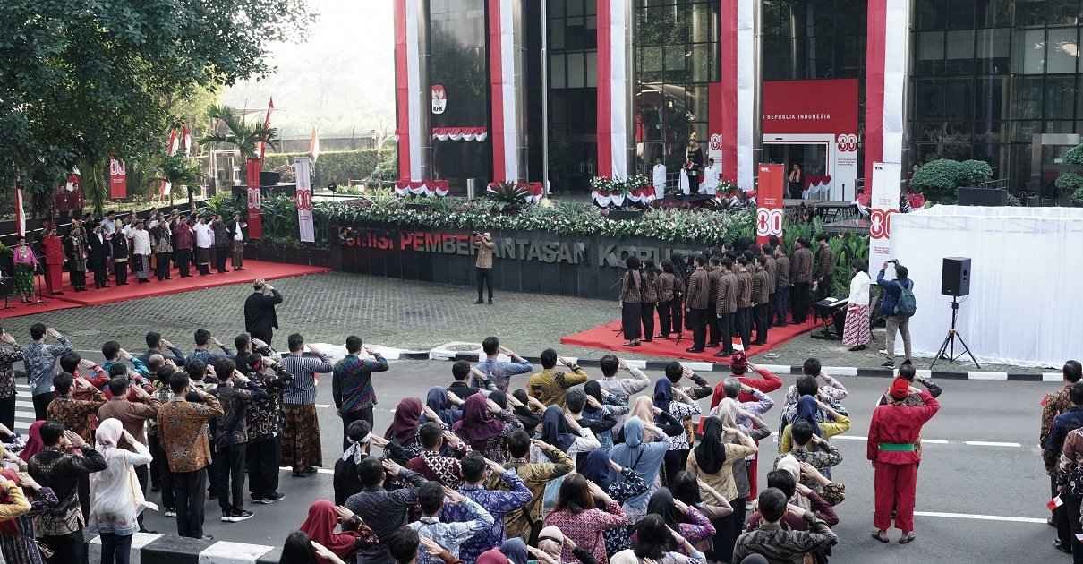 Komisi bemberantas korupsi, sebut Kemerdekaan Sejati Adalah Bebas dari Korupsi