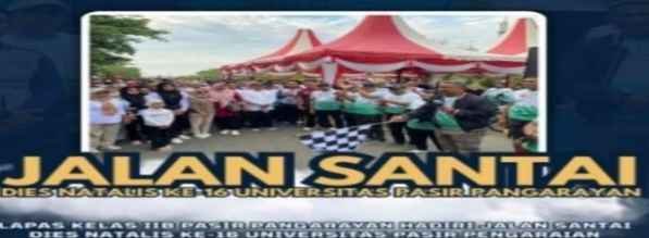 Lapas Kelas llB Pasir Pengarayan Hadiri Jalan Santai Dies Natalis Ke - 16  Universitas Pasir Pengarayan 