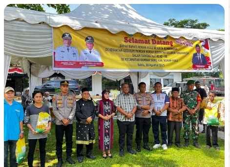 Lapas Pasir Pangarayan Hadiri Gerakan Pangan Murah Serentak dalam Rangka HUT ke-80 