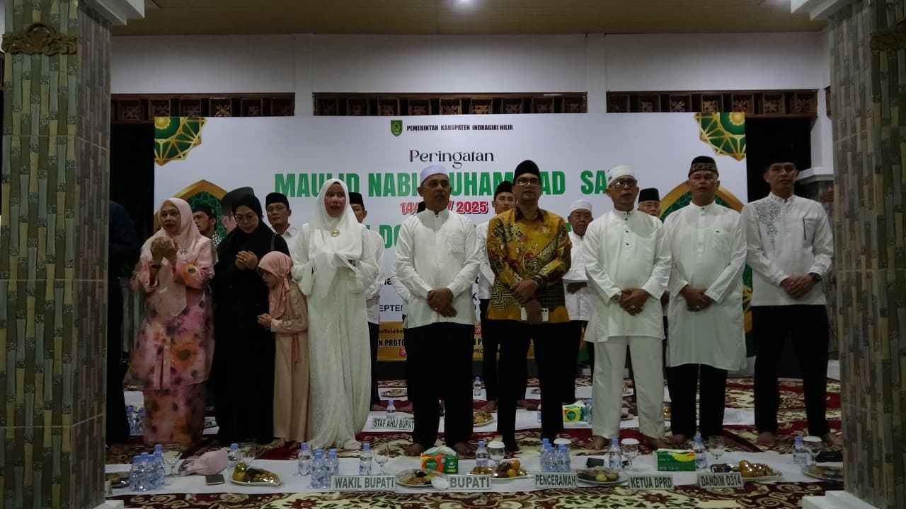 Gen Z Padati Kediaman Wakil Bupati Inhil Pada Peringatan Maulid Nabi Muhammad SAW 1447 H
