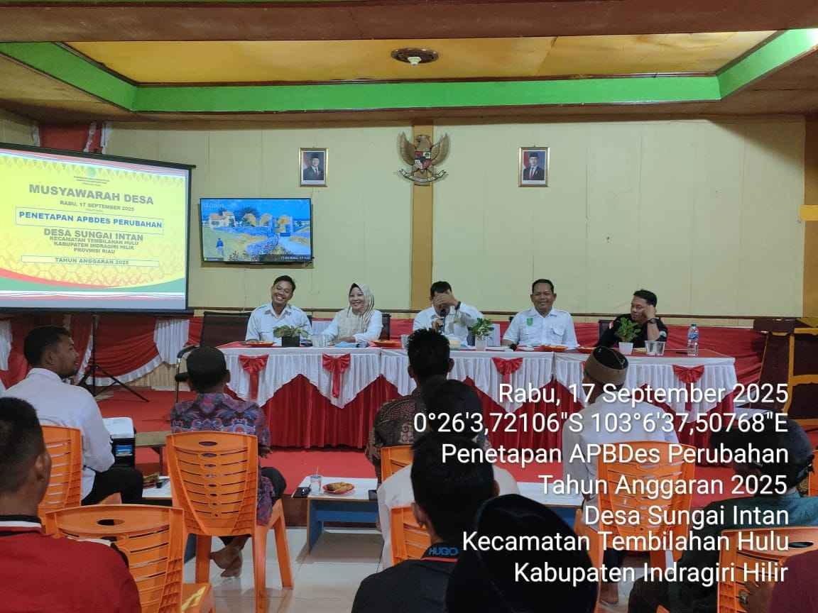 Desa Sungai Intan Tetapkan RKPDes 2026, Warga Dilibatkan dalam Perencanaan
