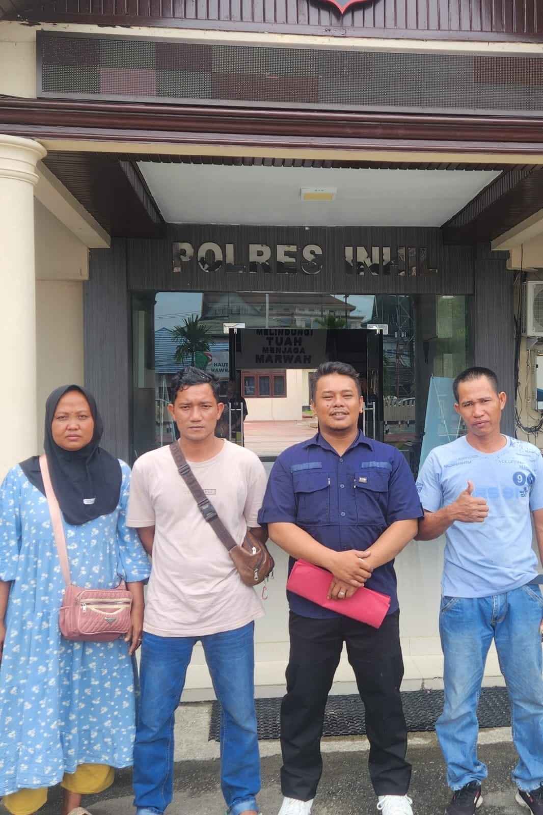 Diduga Dianiaya 6 Polisi Kemuning, JS Melapor ke Propam dan Reskrim Polres Inhil