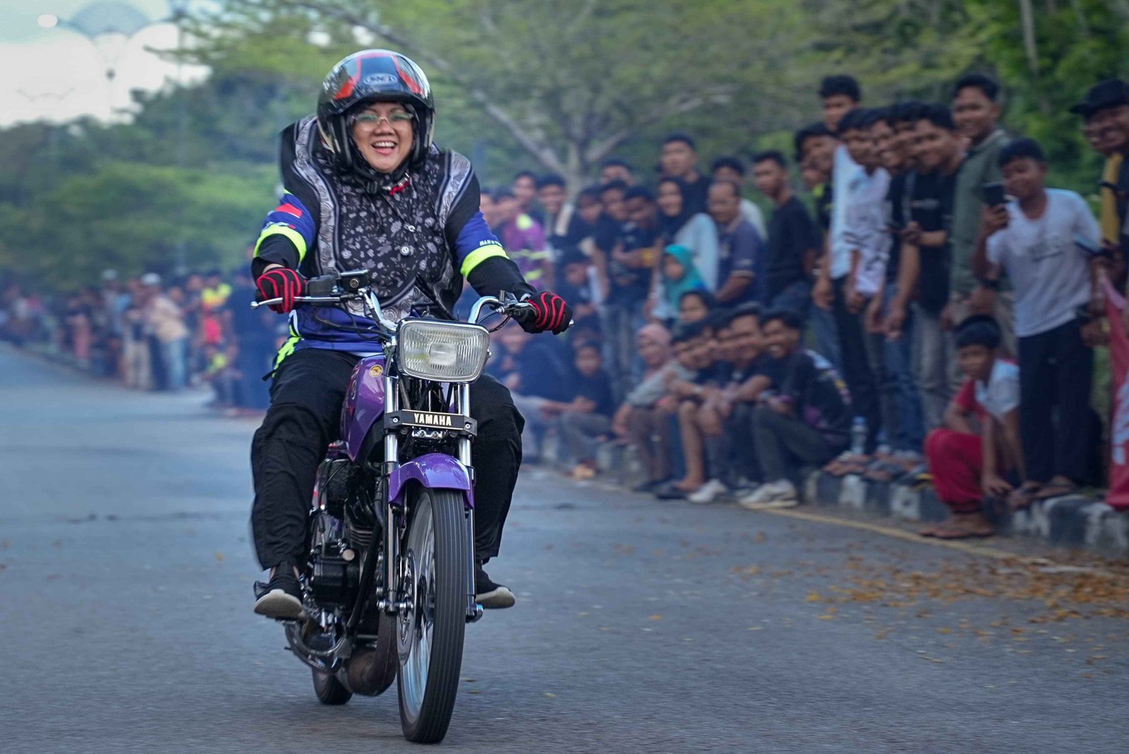 Cegah Balapan Liar di Kabupaten Siak, Bupati Afni akan laksanakan 3 iven balapan di Siak. 