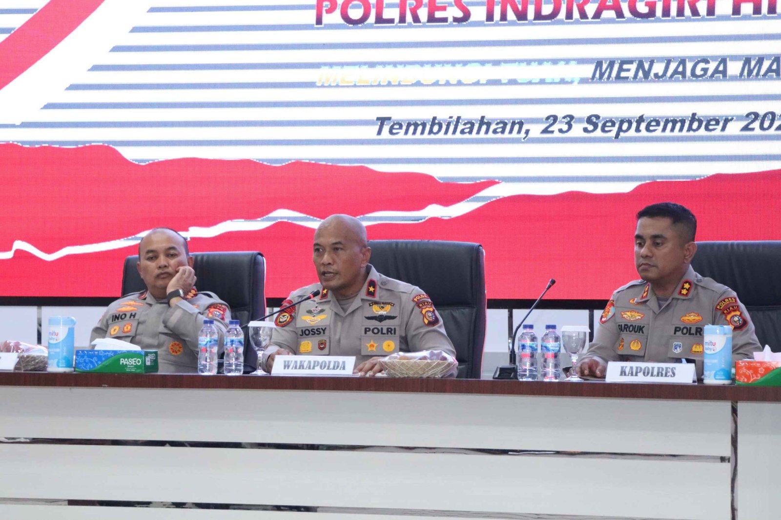 Polres Inhil Gelar Sispam Mako dan Unras, Dalam Antisipasi Aksi Massa Anarkis.