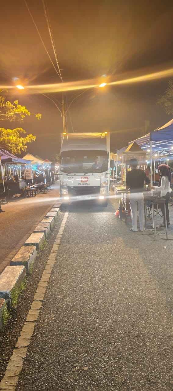 Askes Jalan Ditutup untuk Pasar Angkringan Malam, Kantor Pos Tembilahan Sampaikan Keberatan ke Pemda Inhil