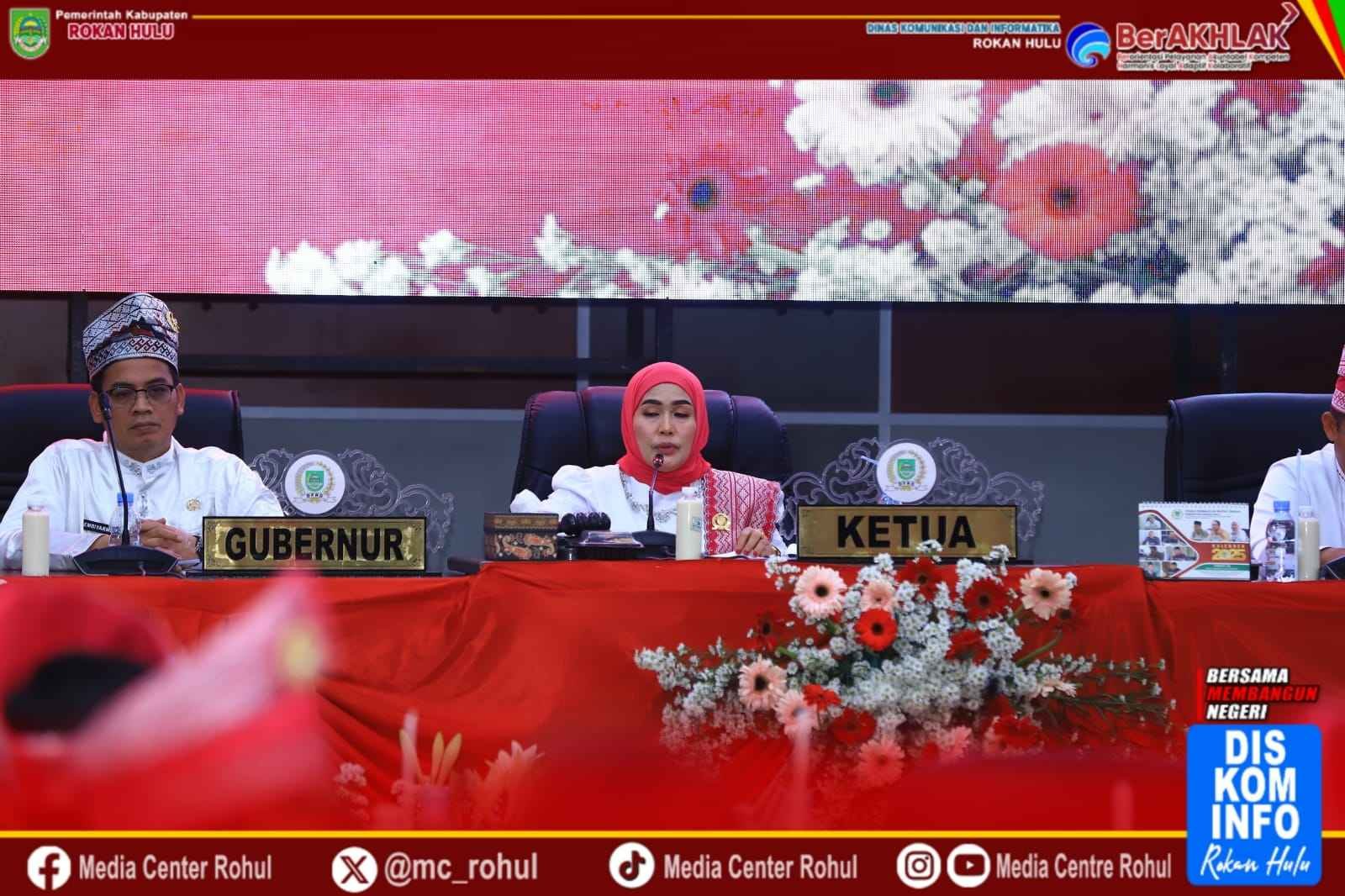 Rapat Paripurna Istimewa HUT ke-26 Kabupaten Rokan Hulu, Bupati Anton Ajak Wujudkan Rohul Maju dan Harmonis