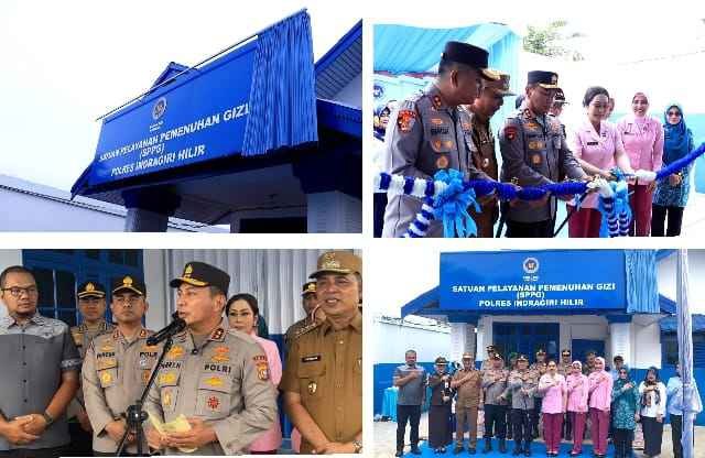 Kapolda Riau Resmikan SPPG Yayasan Kemala Bhayangkari Cabang Polres Inhil  