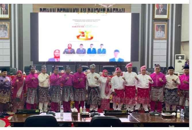 Lapas Pasir Pangarayan Hadiri Rapat Paripurna Hari Jadi ke-26 Kabupaten Rokan Hulu