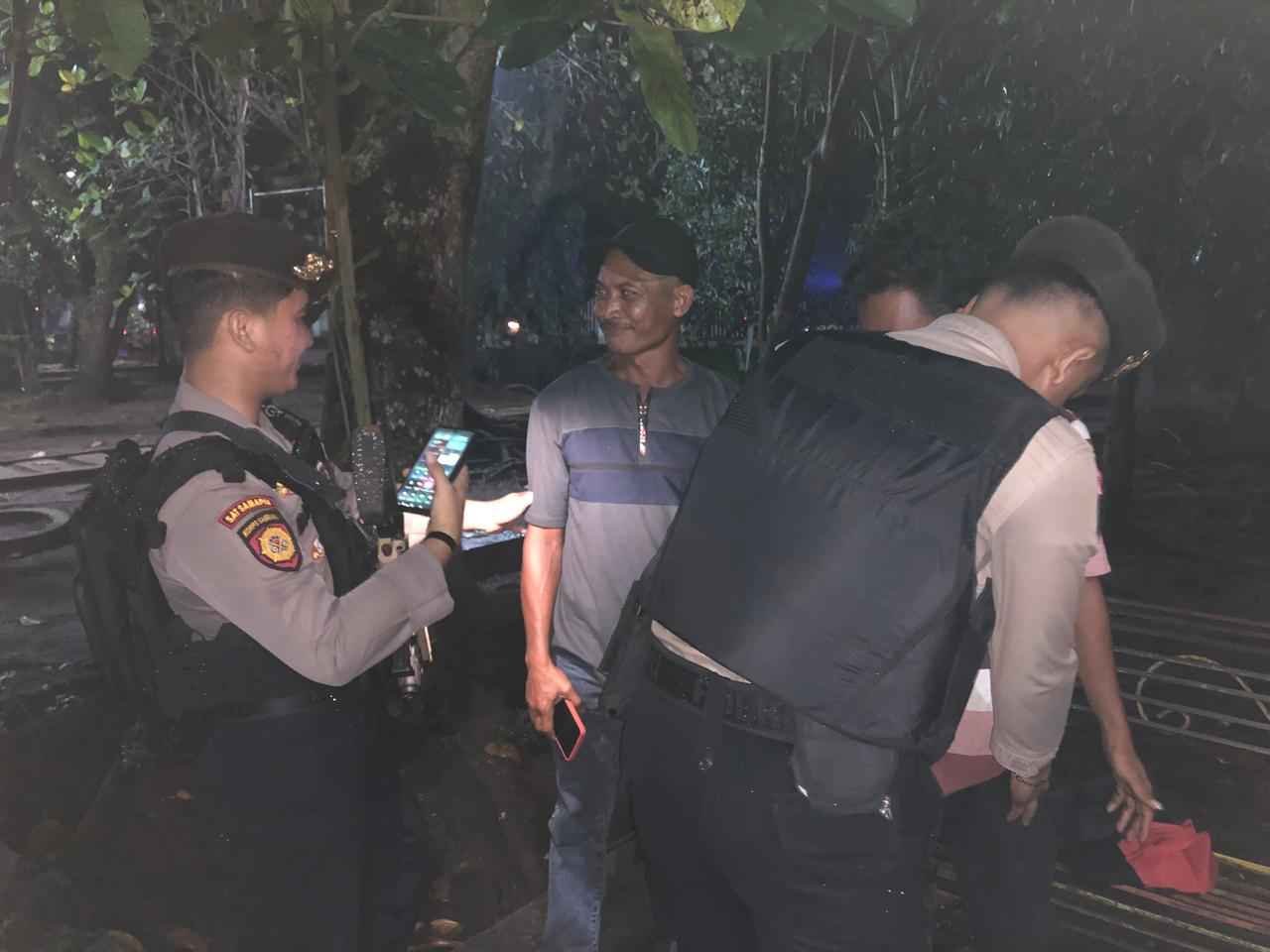 Sat Samapta Polres Inhil Gelar Patroli Perintis Presisi , Cegah Kejahatan Malam Hari . 