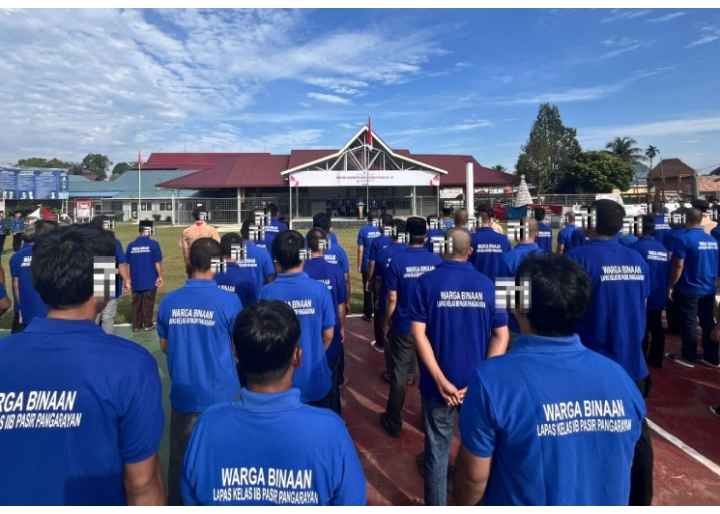 Lapas Pasir Pangaraian Gelar Upacara Hari Sumpah Pemuda ke-97 Tahun 2025  