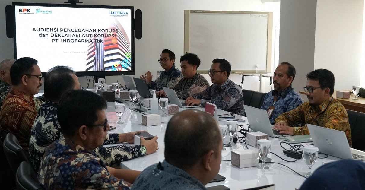 Tegaskan Komitmen Penguatan Integritas, Indofarma Deklarasi Antikorupsi di KPK