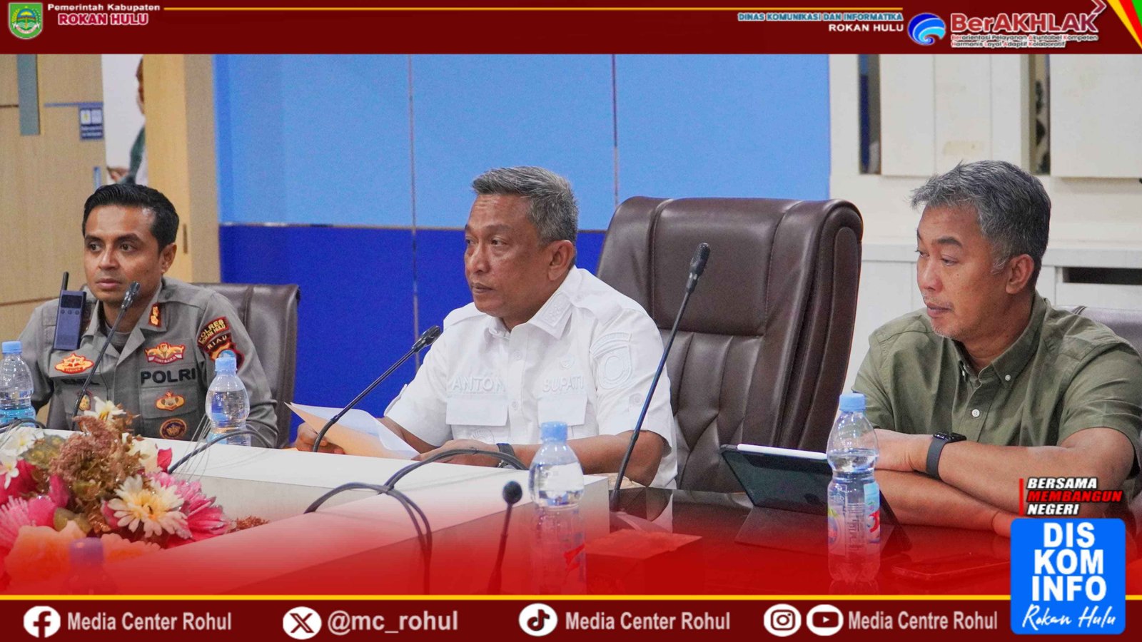 Bupati Rohul Anton Pimpin Rakor Persiapan Penyaluran Bantuan Pangan Tahun 2025