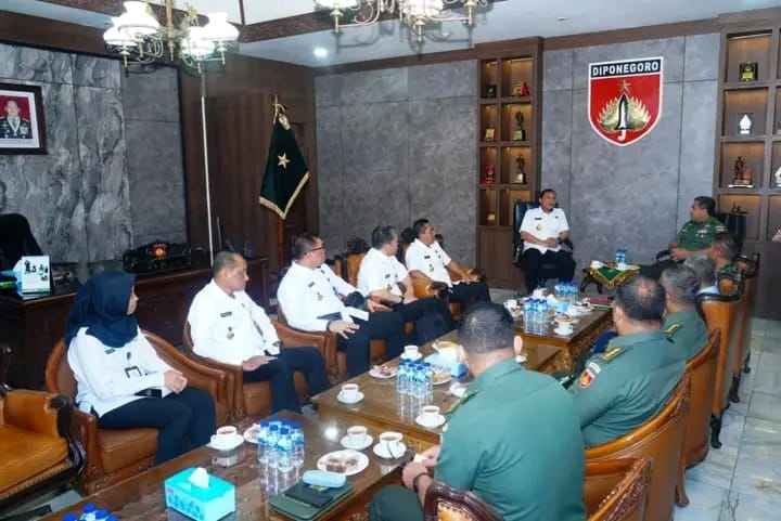 ‎Kasdam IV/Diponegoro Terima Kunjungan Dewan Pertahanan Nasional