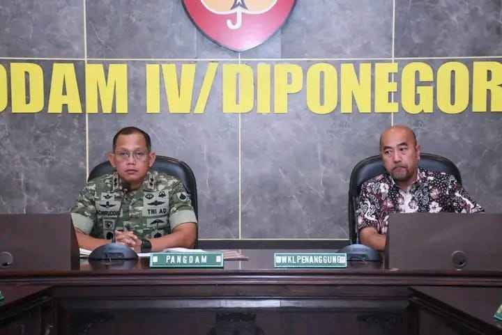 Pangdam IV/Diponegoro Hadiri Exit Meeting Pemeriksaan Interim Laporan Keuangan 