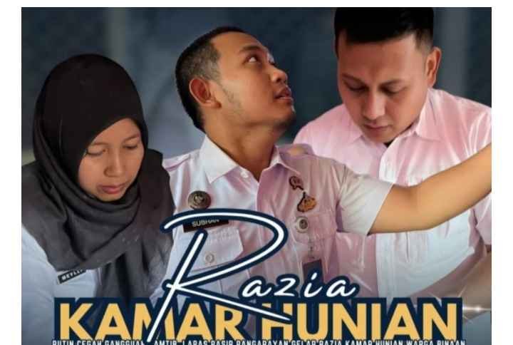 ‎Lapas Pasir Pengaraian Tegaskan Komitmen Jaga Keamanan, Razia Rutin di  ‎Blok Hunian Perempuan