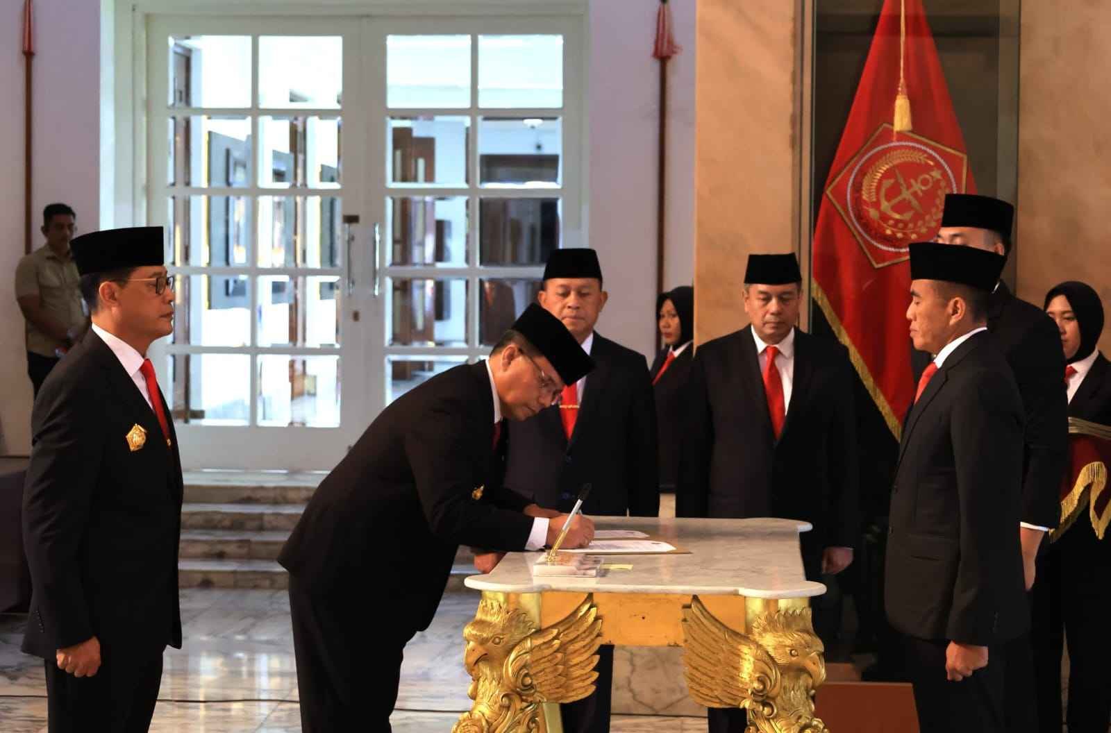 ‎Sekjen Kemhan RI Pimpin Pelantikan dan Sertijab Jabatan Eselon I