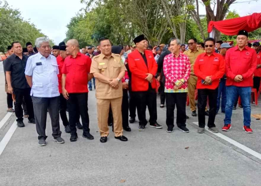 SILATURAHMI DAN KONSULIDASI PENGURUS  PARTAI PDIP DPC SIAK MASA BAKTI 2025/2030 MENJADI CONTOH POLITIK 