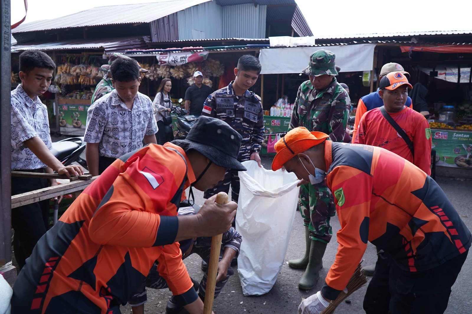 Wujud Kepedulian Lingkungan, Kodim 0314/Inhil Laksanakan Karya Bhakti TNI Zero Waste
