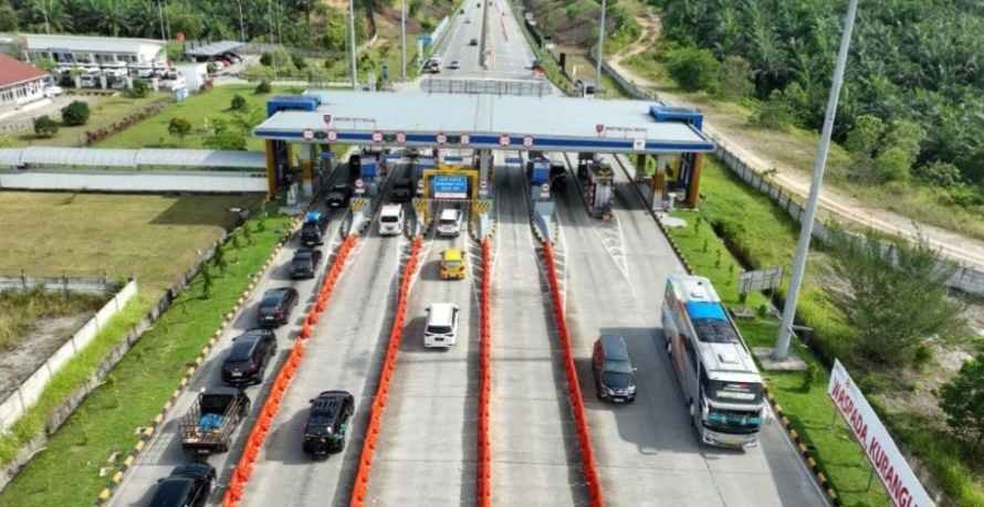 Setelah sepekan siap lebaran, Kendaraan di lintas Tol Riau Meningkat Signifikan, Berikut Datanya