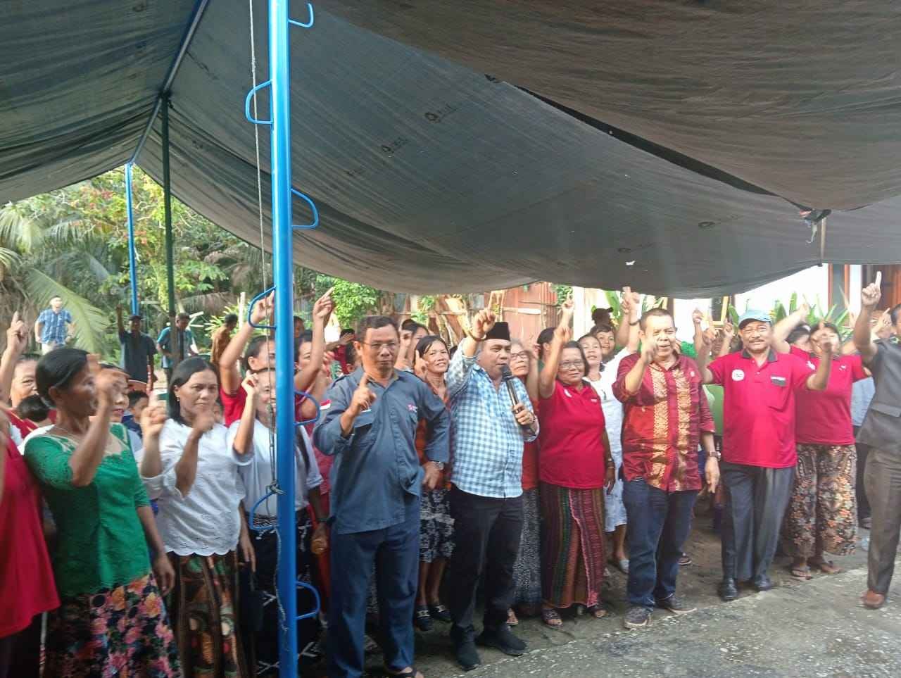 Kampanye Dialogis ISO di Tualang Masyarakat Sepakat Dukung Sampai Menang 