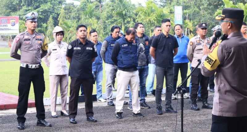 APEL OPRASI MANTAP PRAJA LANCANG KUNING POLRES KUANSING AMANKAN PILKADA 2024