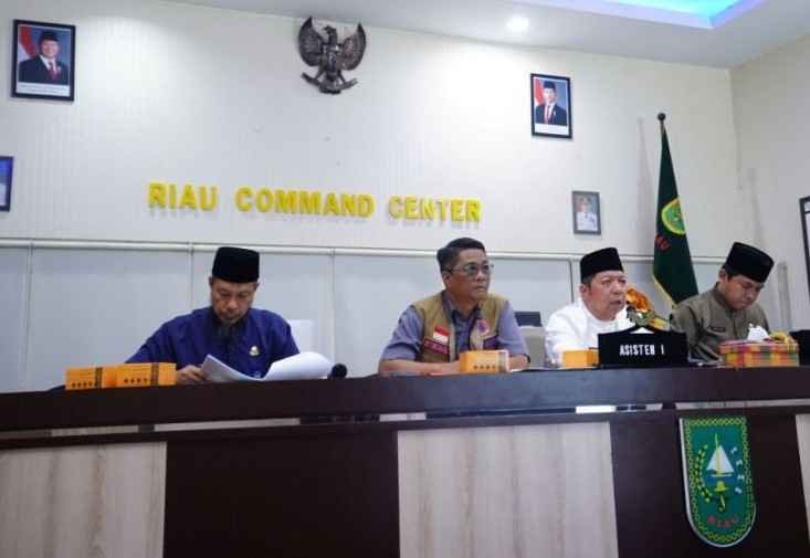 Pemprov Riau dan Kemenko Polkam Persiapan Apel Siaga Karhutla nasional
